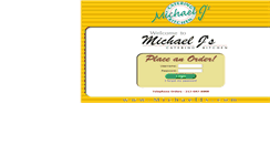 Desktop Screenshot of catering.michaeljs.com